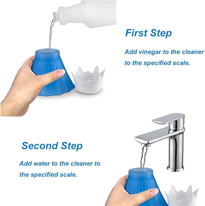 ZOSTLAND Volcano Microwave Cleaner- Microwave Oven Steam Cleaner,High Temperature Steamer Easily Crud in Minutes Steam Cleans and Disinfects with Vinegar and Water for Kitchen (Purple)