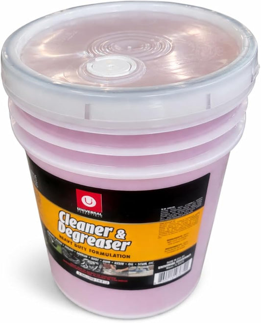 Heavy Duty Degreaser-Industrial Strength Cleaner for Kitchen, Oven, Grill & Engine-Remove Grease, Oil, Carbon & Grime-Ready to Use (5 Gallons/Pail)