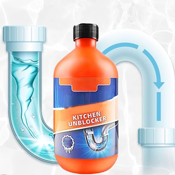 Pipeline Dredging Agent-Momeng Kitchen Unblocker, 2024 New Powerful Pipe Dredge Agent, Foaming Lemon Drain Cleaner, Sink Drain Cleaner for Kitchen Toilet (4)