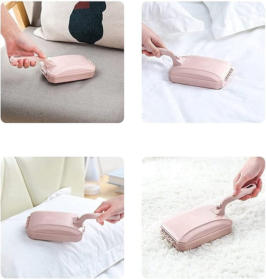 2X Carpet Cleaner Brush Sweeper Dirt Handheld Sofa Bed Pet Hair Debris Dirt Fur Roller Brush Household Cleaning Tool