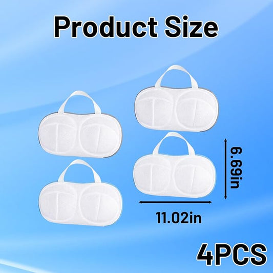 4Pcs Bra Washing Bags for Laundry, Mesh Laundry Bags for Delicates, Garment Bag for Washing Machine Suitable for Protect Clothing From Deformation