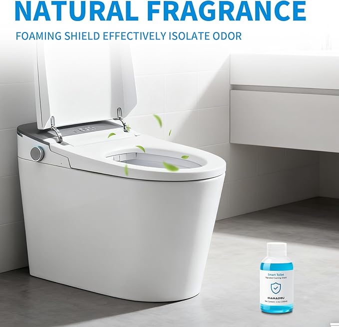 MAMADOU 100ml Smart Toilet Foaming Agent Splash Proof Foam Shield Cleaner Liquid Deodorizing Stain-Resistant Special Cleaning Toilet Bowl For Fresh Bathroom