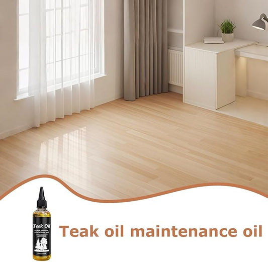 Wood Floor Polish and Restorer, Hardwood Floor Luster-Polish, Wood Floors Restorer, 100ml Furniture Hardwood Polisher Conditioner, Woods Polisher Oil for Outdoor/Indoor/Boats/Shower