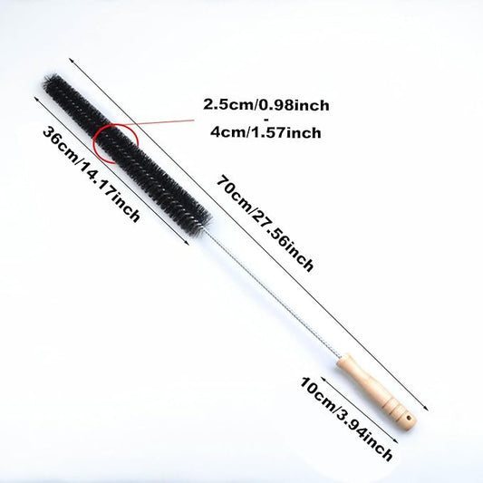 Crevice Cleaning Brush Set,Dryer Vent Trap Cleaner Kit,Flexible lint Remover, Long Coil Brush for Refrigerator Bathroom Kitchens Window Track (1pc)