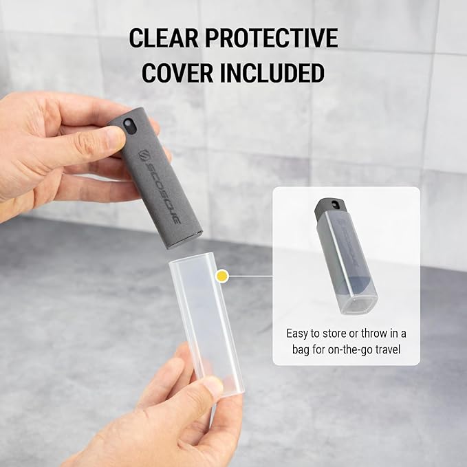 Scosche SCOCLNR 2-in-1 Streak-Free Screen Cleaning Kit, Refillable Electronic Screen Cleaner Spray and Wipe for TV, Computer, Phone, iPhone, iPad, Laptop, MacBook, Car Touchscreen, 10 Pack