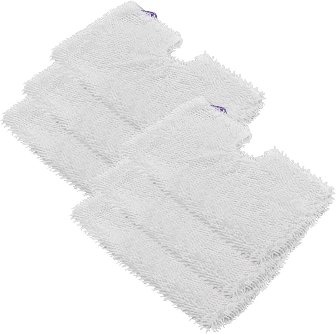 6 Pack Microfiber Steam Mop Replacement Pads for Shark Steam Mops S3500 Series S3501 S3601 S3550 S3901 SE450 S3801CO S3601D S2901 S2902 Steam Pocket Mop Pads Floor Cleaning Reusable for Shark Mop Pads
