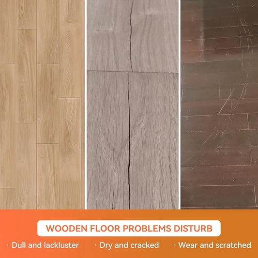Hardwood Floor Luster-Polish 1 Gallon | Floor Polish - Long Lasting Shine, Slip-resistant & Dust-proof, Sturdy and Wear-resistant, for Solid Wood, Composite wood, Bamboo, Flooring, Furniture