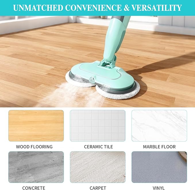 8 Pack Replacement Steam Mop Pads for Shark with 1 Laundry Bag, Fits S8201, S8001, S7001, S7201, S7000AMZ, S7005, S7020, S7001C Washable, Durable Steam and Scrub Pads for All Floors
