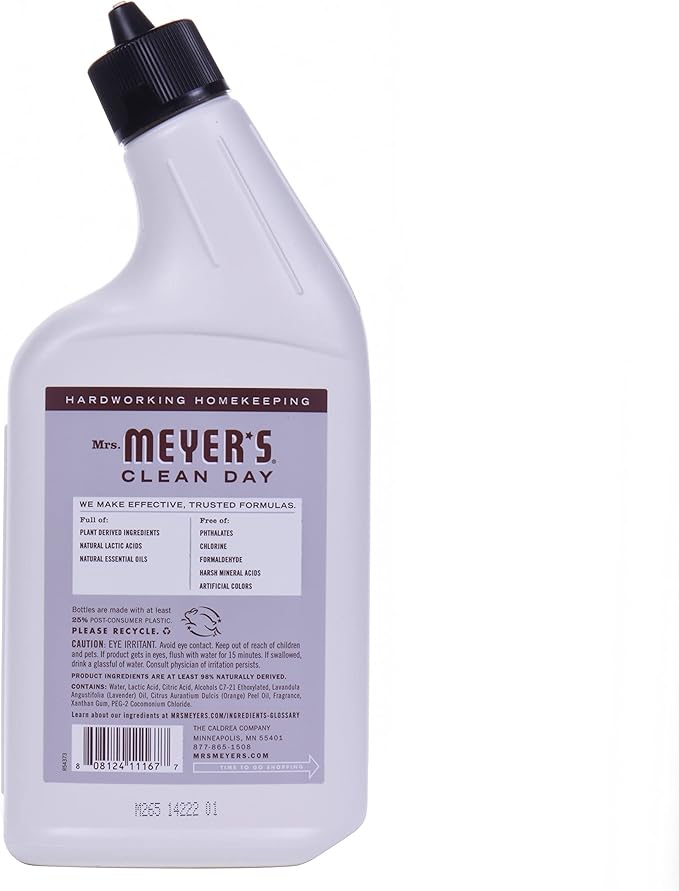 Mrs. MEYER'S Clean Day Toilet Bowl Cleaner Lavender, 24 OZ (Pack of 3)