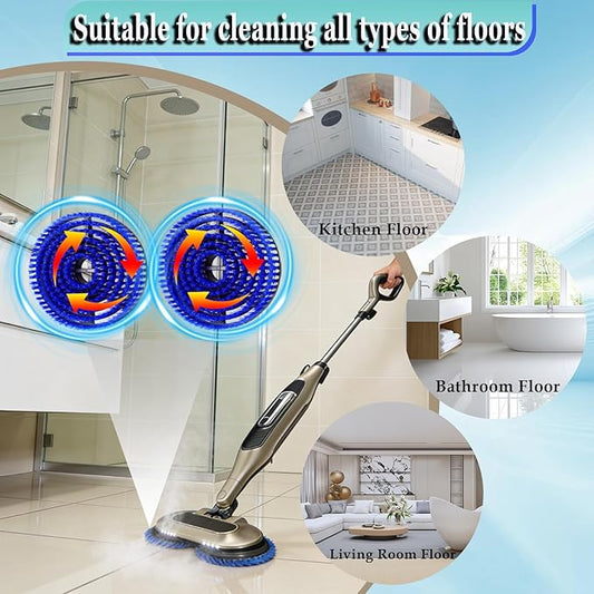 S8201 Steam Mop Pads Replacement Brush for Shark Steam Mop Replacement Pads for Shark S8002BRN S8001 S7001 S7201 S7000AMZ S7000 S7005 S7020 (Bule)
