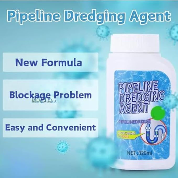 Powerful Pipe Dredging Agent, 350ML Pipeline Dredging Agent, Sink And Drain Cleaner, Kitchen Sink Drain Cleaner for Kitchen, Bathroom (3)