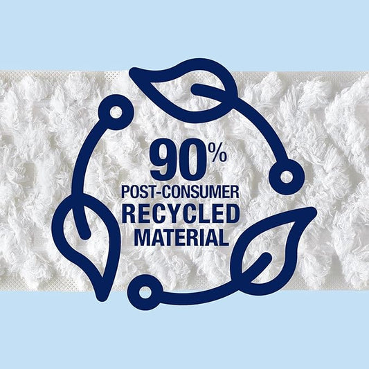 Bona Sweeping Pads for Multi-Surface Floors - Heavy-Duty & Disposable XL Microfiber Pads Sweep Away Dust, Dirt, & Pet Hair (Pack of 72)