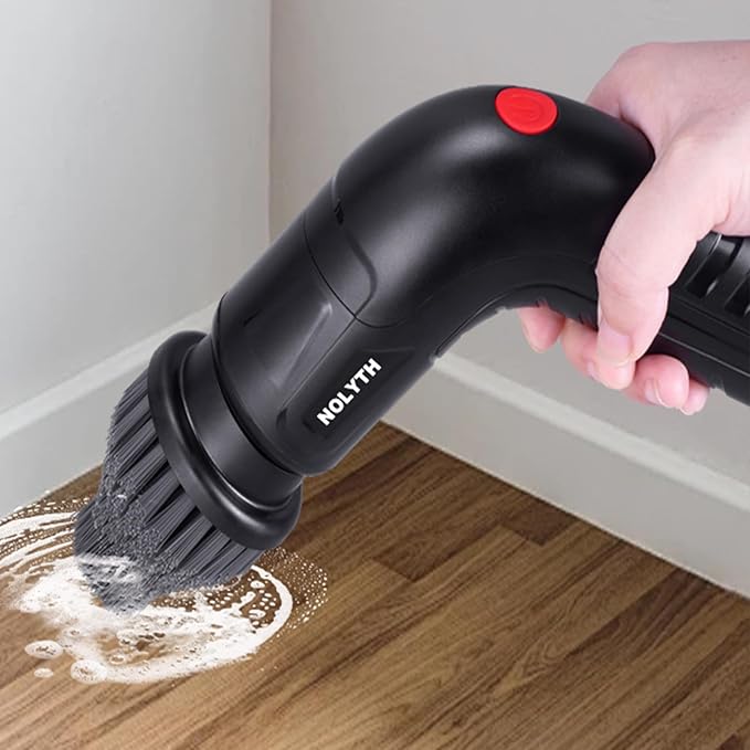 Electric Spin Scrubber Brush Heads Set for NOLYTH Power Spin Scrubber, 6 Pack Replaceable Brush Heads for Cleaning Corners Grout Stain on Stove, Sinks, Tubs, Tiles, Bathroom, Kitchen etc