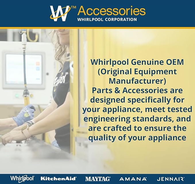 Whirlpool W10740584 Genuine OEM Disposal For Garbage Disposals – Replaces W10171104A, W10171487A, 4512890, PS12070623, W10171104, W10171487, W10834224