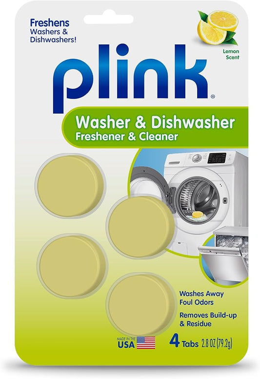 Plink Washer, Dishwasher and Drain Freshener Cleaner Bundle