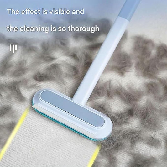 Jiexily 4 in 1 Cat and Dog Hair Removal Brush, 2025 New Multifunctional Pet Hair Remover with Extendable Long Handle, Washable Pet Hair Removal Tool for Furniture, Couch, Carpet, Clothes (2 Pcs)