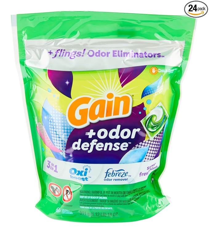 Gain, Flings Super Fresh Blast, 24 Count