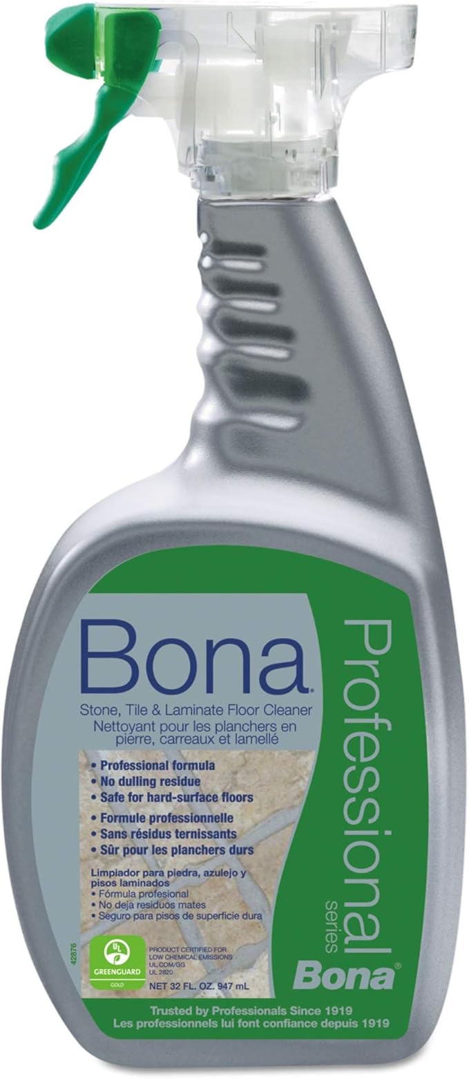 Bona Pro Series Wm700051188 Stone, Tile and Laminate Cleaner Ready To Use, 32-Ounce Spray