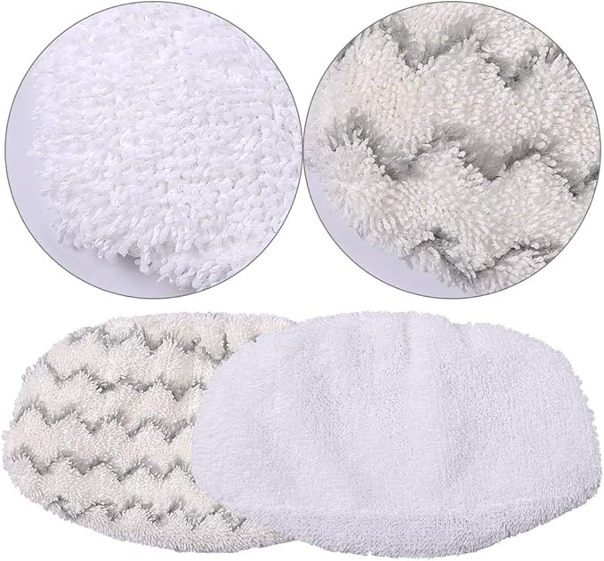 KEEPOW Steam Mop Pads Compatible with Bissell Powerfresh 1252, 1606670, 1543, 1543A, 1132, 1652, Fit Symphony Hard Floor Vacuum Steam Cleaner Series (6 Pack)