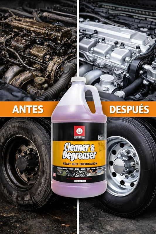 Heavy Duty Degreaser-Industrial Strength Cleaner for Kitchen, Oven, Grill & Engine-Remove Grease, Oil, Carbon & Grime-Ready to Use (1 Gallon (128 oz))