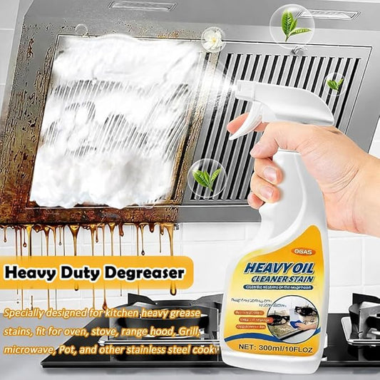 Stainless Steel Cleaner, Kitchen Appliances Cleaning Spray Remove Dirt, Grime, and Grease for Oven, Microwave, stove top Cleaning Heavy-Duty Degreaser-10Fl.Oz