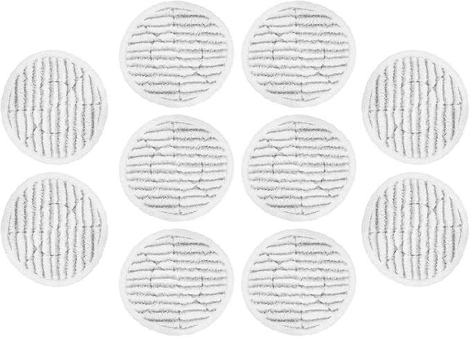 DEVOAC 10 Pack Washable Mop Pads Replacement VM6 Steam Mop