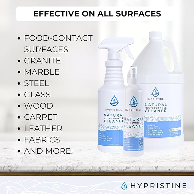 Natural Multipurpose Surface Cleaner, 32 fl oz Spray Bottles, 12 Pack