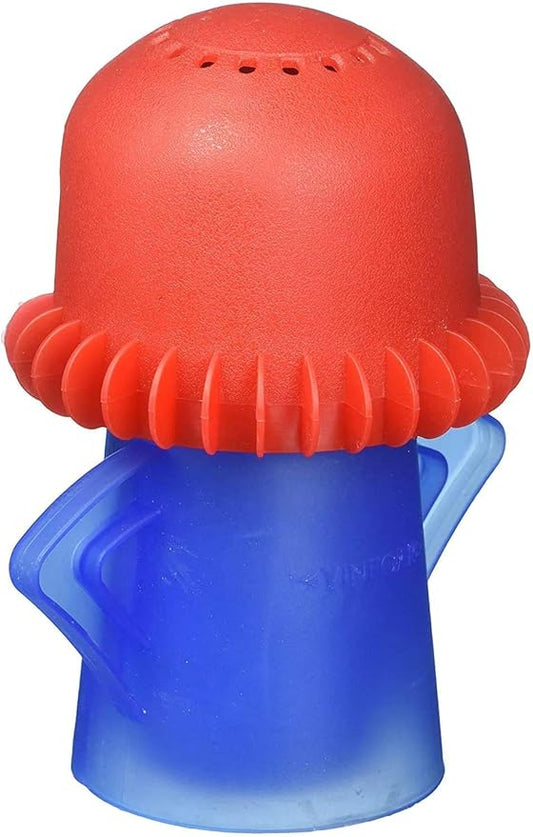Angry Mama Microwave Cleaner Angry Mom Microwave Oven Steam Cleaner and Disinfects With Vinegar and Water for Kitchens, Steamer Cleaning Equipment Cleans the Crud in Minutes (Blue)