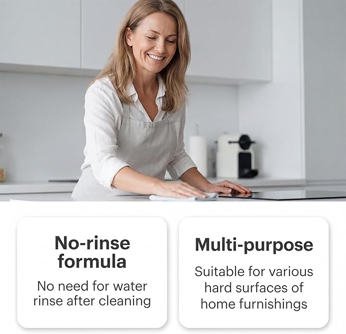 FreshProducts, Non-Abrasive Formula, 237ml, Stain Remover Spray, Kitchen Cleaner Liquid, Powerful Cleaning Formula, For Home Kitchen Bathroom Use
