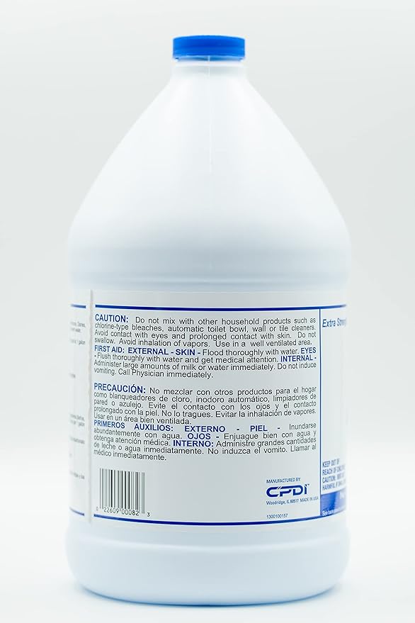 Clear Ammonia Cleaner Liquid, 2 Gallon, Multipurpose, Multi-Surface Cleaning Solution Removes Grease, Hard Water Stains, and Odors, Kitchen and Bathroom Use