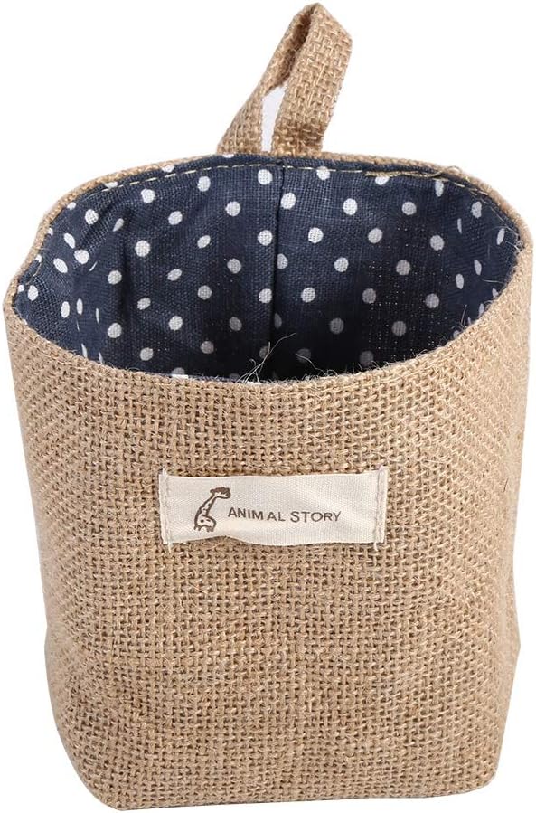 Household Storage, Foldable Basket Bin Hanging Laundry Basket Cotton Linen Laundry Hamper Bag StorageFor Home Gadget Storage Organizer Foldable Basket Bin Hanging For Home Gadget