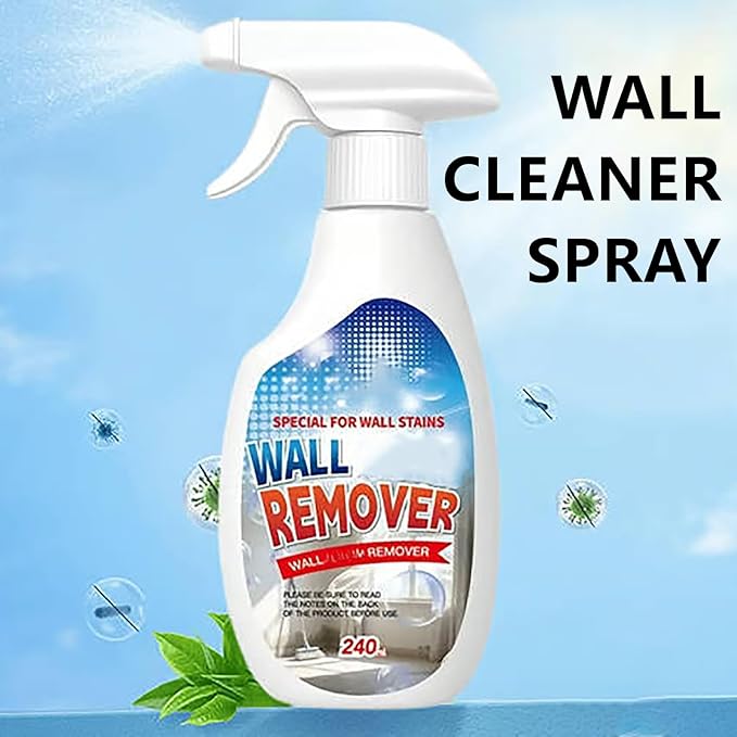 Wall Remover Spray, Fast Acting Wall Cleaner Spray, Moonycozy Highly Effective Wall Cleaner Removal Spray, Multi-surface Cleaning for Wall Stains, Wood, Bathrooms, Kitchens, Tile (1)