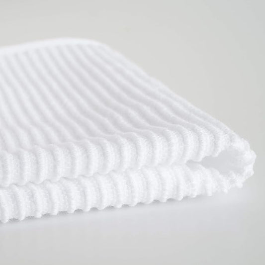 Now Designs Ripple Kitchen Dishcloth, Set of 4, White