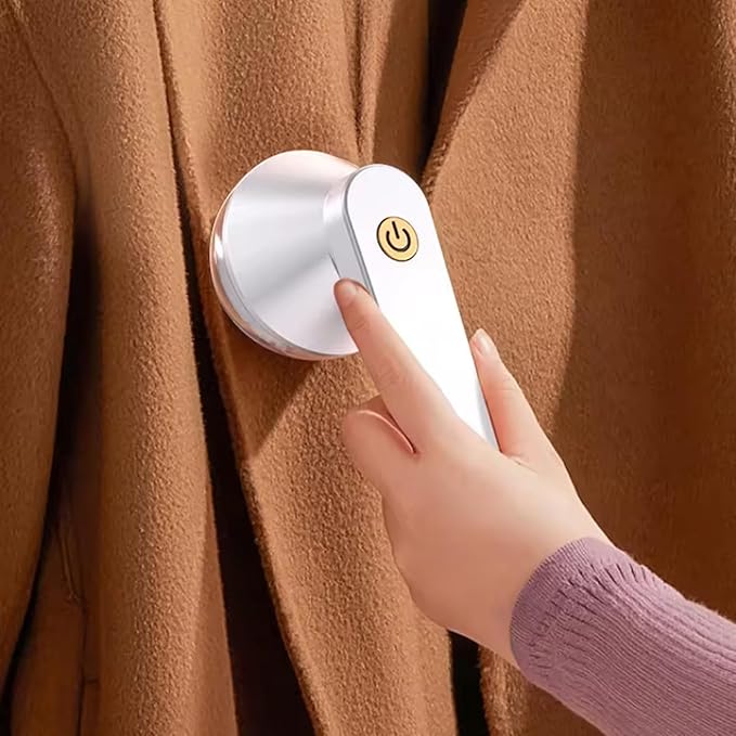 Electric Lint Remover, Fabric Shaver with 6-Leaf Blades - Type C Rechargeable, Fast Pilling Remover for Clothes, Sweaters, Couch, Furniture