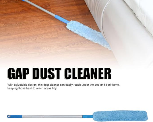Ceiling Fan Duster Extendable Duster with Long Handle, Bendable Dust Removal Tool Multipurpose Soft Fleece Duster for High Ceiling Blinds Furniture Cracks Corner