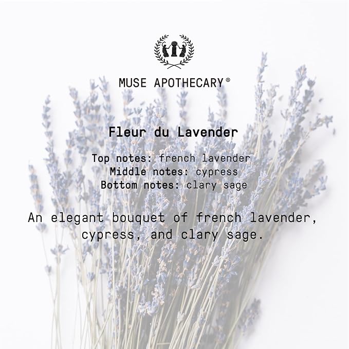 Muse Apothecary Pillow Ritual - Aromatic, Calming and Relaxing Pillow Mist, Linen and Fabric Spray - Infused with Natural Aromatherapy Essential Oils - 8 oz, Fleur du Lavender, 2 Pack