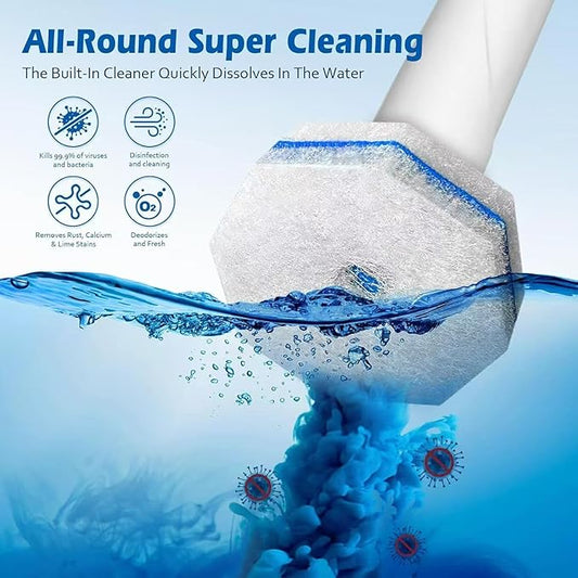 60 Count Toilet Bowl Wand Refills for Clorox,Disposable Toilet Bowl Cleaner Refill Pads for Most Toilet System,Disposable Toilet Brush refills for Bathroom Cleaning