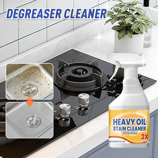Kitchen Cabinet Cleaners and Polishers, 100ml All Purpose Kitchens Heavy Oil Cleaning Agent, Multipurpose Kitchen Cleaner Spray for Countertops, Stovetop, Ovens and Appliances (2)