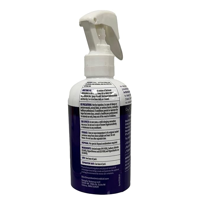 SkinSmart Daily Foot Cleanser for Advanced Foot Hygiene 8 ounce Spray