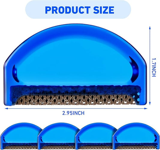 Boao 4 Pieces Sweater Combs to Remove Pilling Sweater Defuzzer Multi-Fabric Shaver and Cashmere Comb Wool Pilling Remover Pills, Fuzz from Clothes (Minimalist Modern)