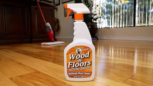 HOWARD Products Wood-N-Floors Hardwood Floor Cleaner for Hardwood, Laminate, and Engineered Surfaces, Wood Floor Cleaner Spray for Luxury Vinyl Plank LVP