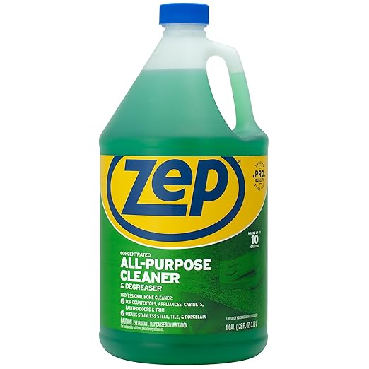 Zep All-Purpose Cleaner and Degreaser 128 oz ZU0567128 (Pack of 2) Cleans Almost Any Surface