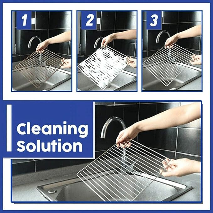 Kitchen All-Purpose Bubble Cleaner,Grease Cleaner Foam Spray,Multifunctional Foam Cleaner,Stubborn Grease & Grime Remover for Hood,Pots,Grill,Sink