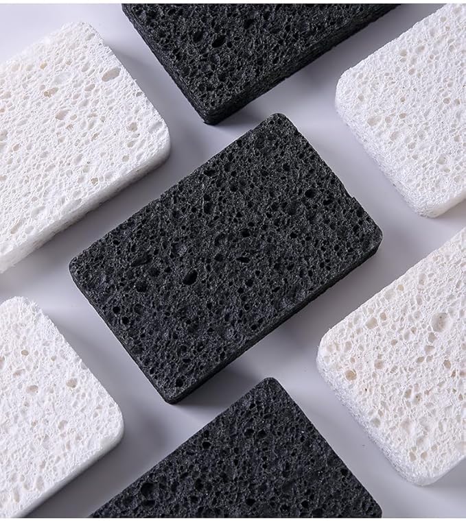36 - Pack Non-Scratch Scrub Sponges - Sponges for Dishes and Washing Dishes, Cleaning Sponges for Kitchen Home and More(Black&White)