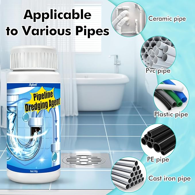 Wild Tornado Sink and Drain Cleaner,Powerful Pipeline Dredging Agent,Drain Clog Remover for for Quick Unclogs Bathroom and Kitchen Sinks,Drains