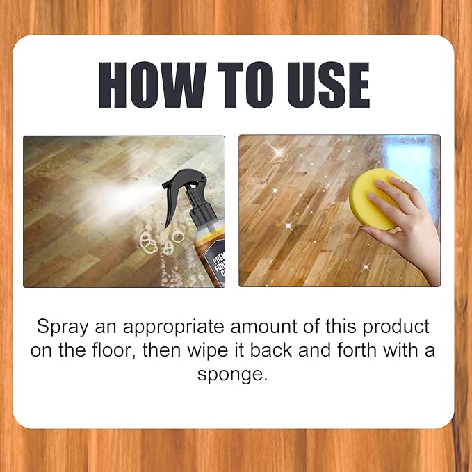 Furniture Cleaner with Avocado Oil, Sun Protection, Pleasantly Scented, 100ml Spray Bottle with Sponge
