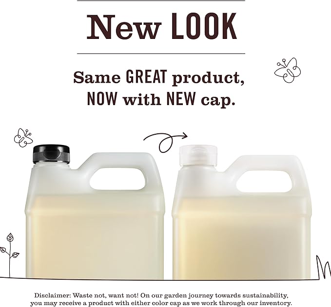 MRS. MEYER'S CLEAN DAY Hand Soap Refill, Rain Water Scent, 33 Fl Oz Bottle