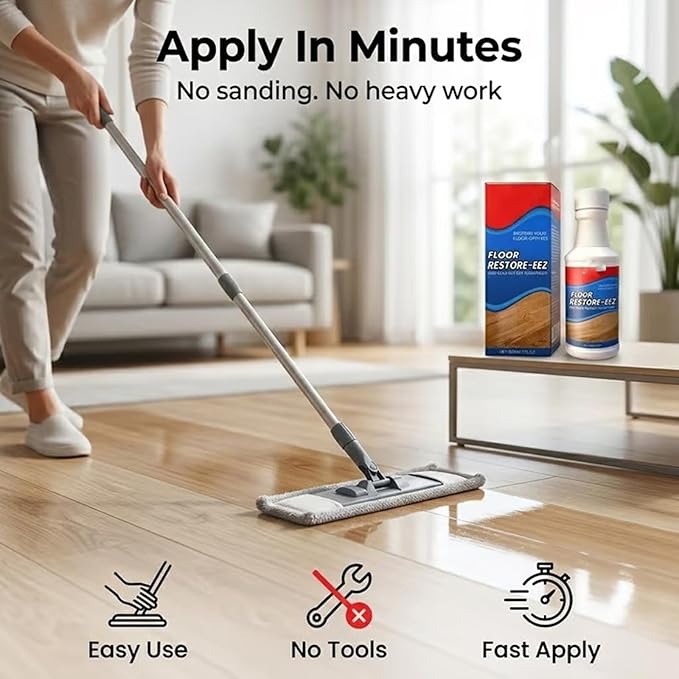 Instant Floor & Furniture Restorer, For Daily Floor Scratch Care, Leaves Scratches Virtually Undetectable, Floors Restorer & Polish For Tile, Shine Wood, Laminate, Vinyl, Bamboo (3)