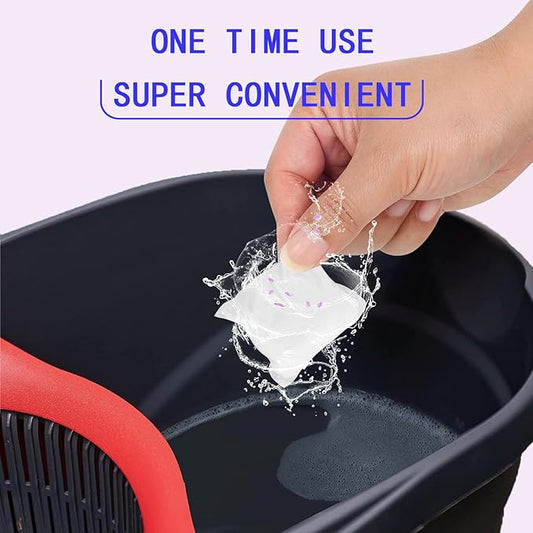 Natural Hard Floor Cleaner PACSS - Lavender Scent (20 Count) | Plant-Based Ingredients | Safe for Tile, Vinyl, Laminate & More | Compatible with OCedar & All Standard Mop Buckets