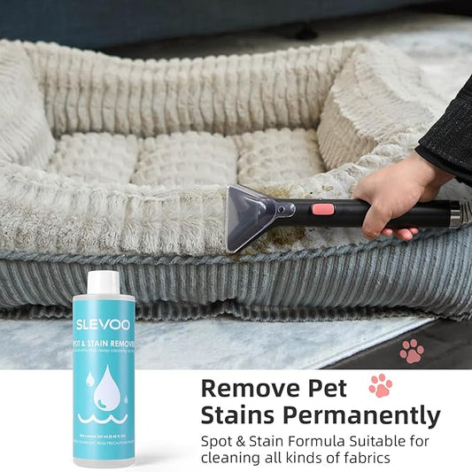 Carpet Cleaner Machine 11Kpa Strong Suction, New 450W Powerful Motor, Portable Upholstery Cleaner with Spot Cleaner, Stain Remover for Pet Accident, Rugs, Carpet and Upholstery Red